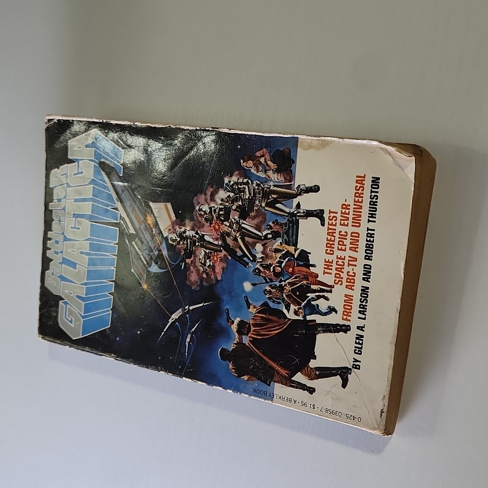 Battlestar Galactica Paperback Book 1978 Glen Larson